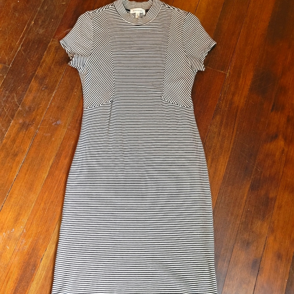 monteau stripped dress